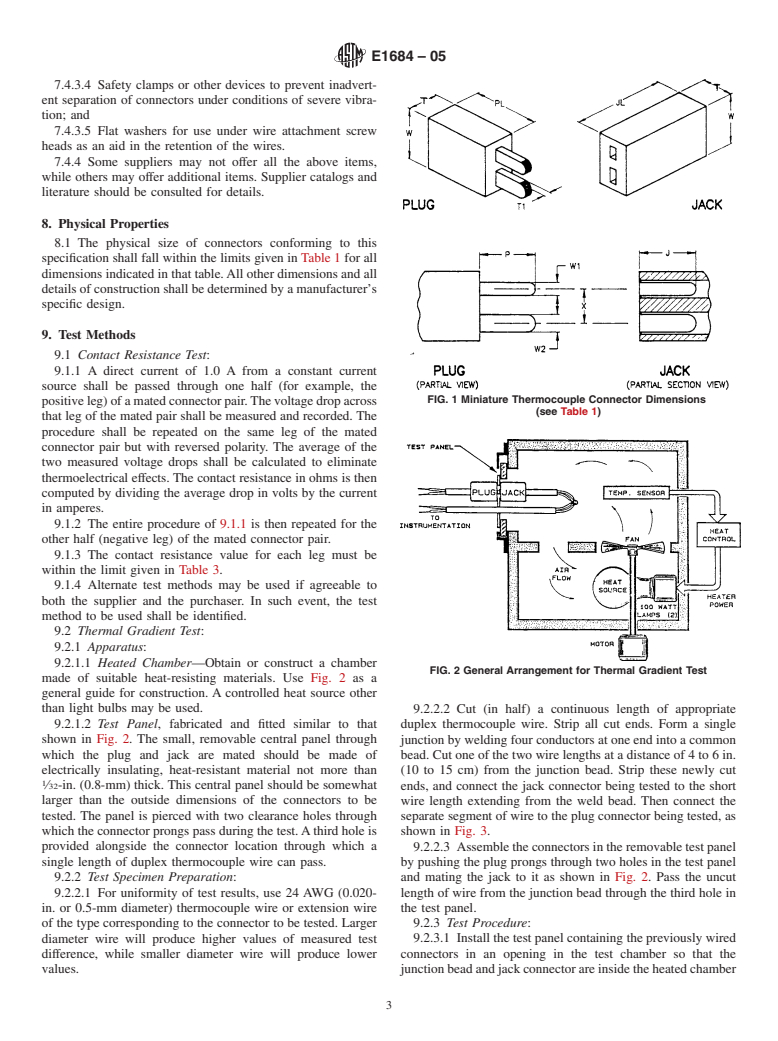 ASTM E1684-05 - Standard Specification for Miniature Thermocouple Connectors