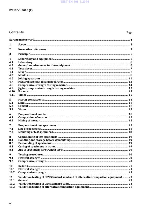 SIST EN 196-1:2016 SIST EN 196-1:2016 - Page 4 preview