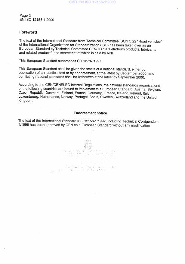 EN ISO 12156-1:2000 EN ISO 12156-1:2000 - Page 4 preview