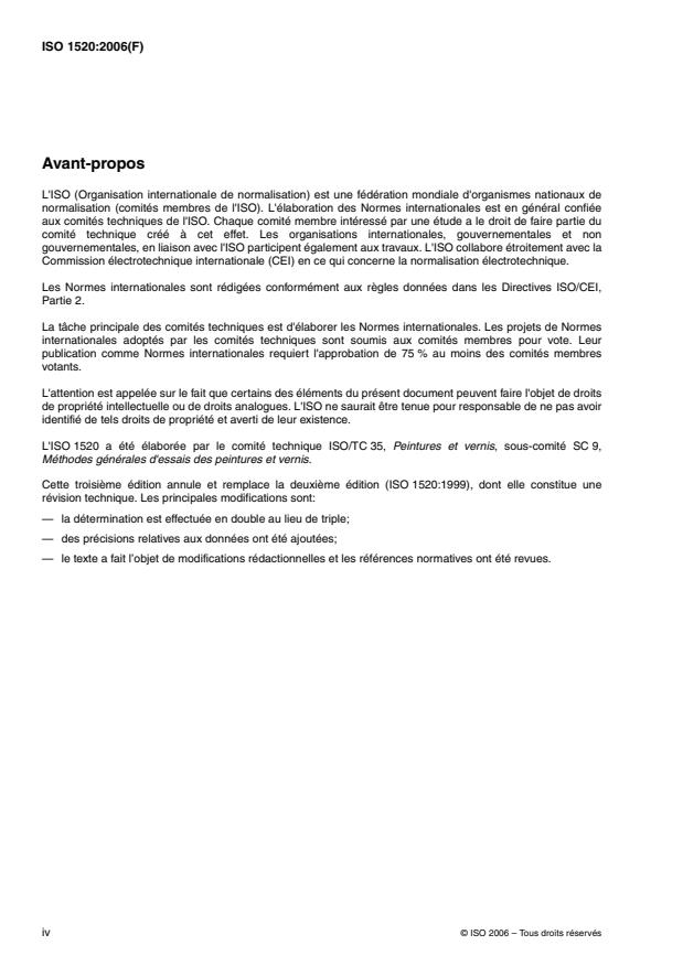 ISO 1520:2006 ISO 1520:2006 - Peintures et vernis -- Essai d'emboutissage - Page 4 preview