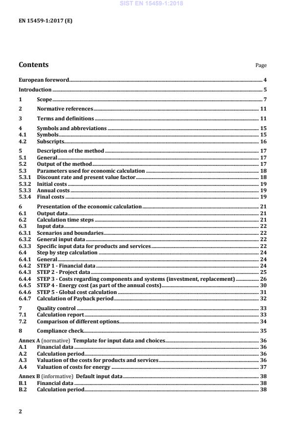 EN 15459-1:2017 EN 15459-1:2018 - Page 4 preview