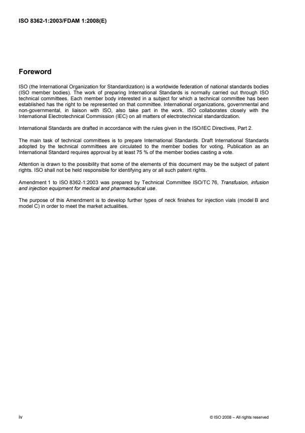 ISO 8362-1:2003/FDAmd 1 ISO 8362-1:2003/FDAmd 1 - Page 4 preview
