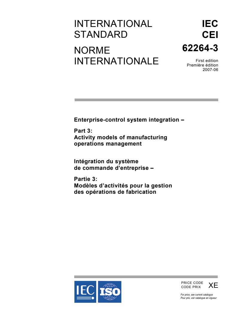 IEC 62264-3:2007