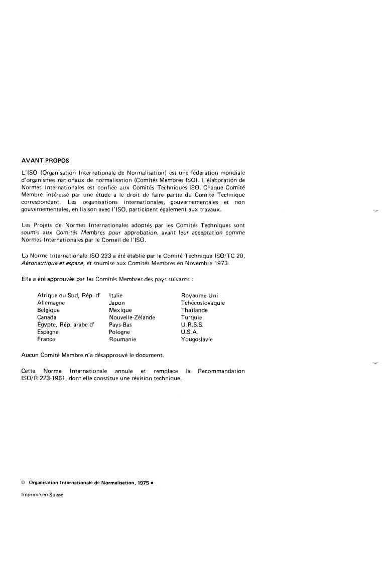 ISO 223:1975 ISO 223:1975 - Withdrawal of ISO 223-1975
Released:3/1/1975 - Page 2 preview