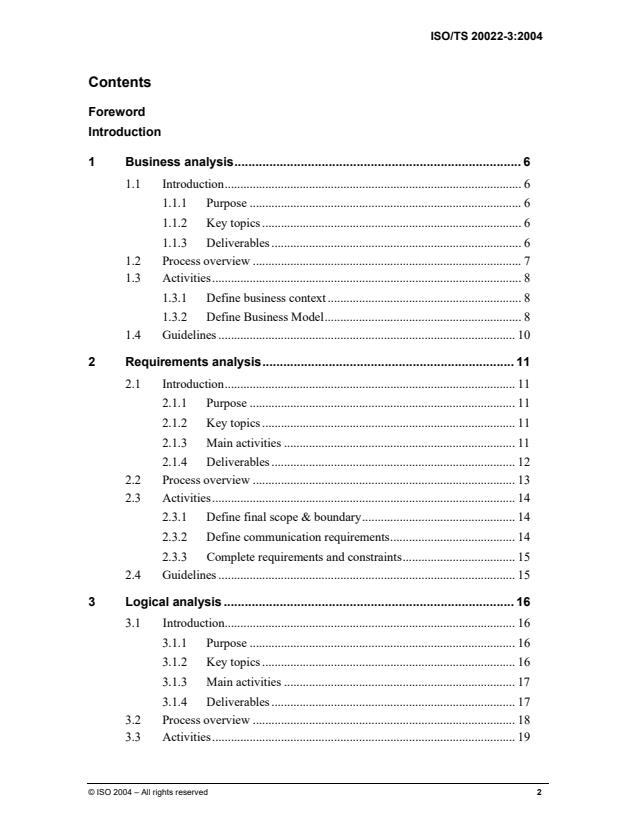 ISO/TS 20022-3:2004 ISO/TS 20022-3:2004 - Financial services -- UNIversal Financial Industry message scheme - Page 4 preview