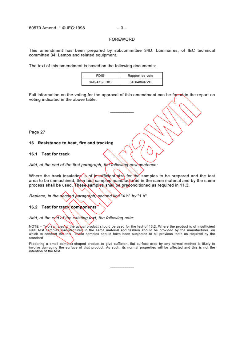 IEC 60570:1995/AMD1:1998 - Amendment 1 - Electrical supply track systems for luminaires
Released:1/16/1998
Isbn:2831842115