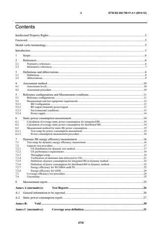 ETSI ES 202 706 V1.4.1 (2014-12) - Environmental Engineering (EE); Measurement method for power consumption and energy efficiency of wireless access network equipment