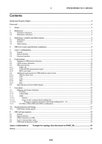 ETSI GS ORI 002-1 V3.1.1 (2014-03) - Open Radio equipment Interface (ORI); ORI Interface Specification; Part 1: Low Layers (Release 3)