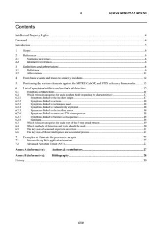 ETSI GS ISI 004 V1.1.1 (2013-12) - Information Security Indicators (ISI); Guidelines for event detection implementation