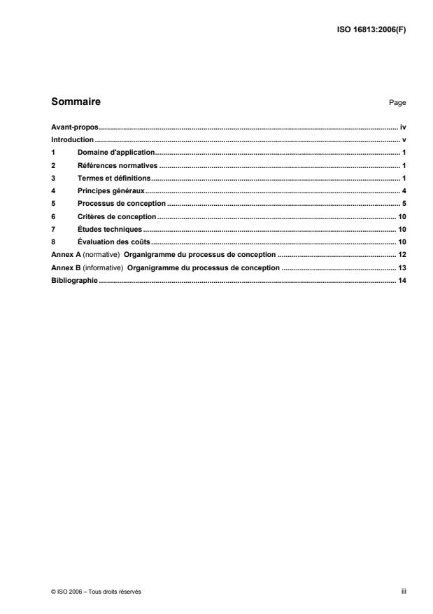 ISO 16813:2006 - Conception de l'environnement des bâtiments -- Environnement intérieur -- Principes généraux