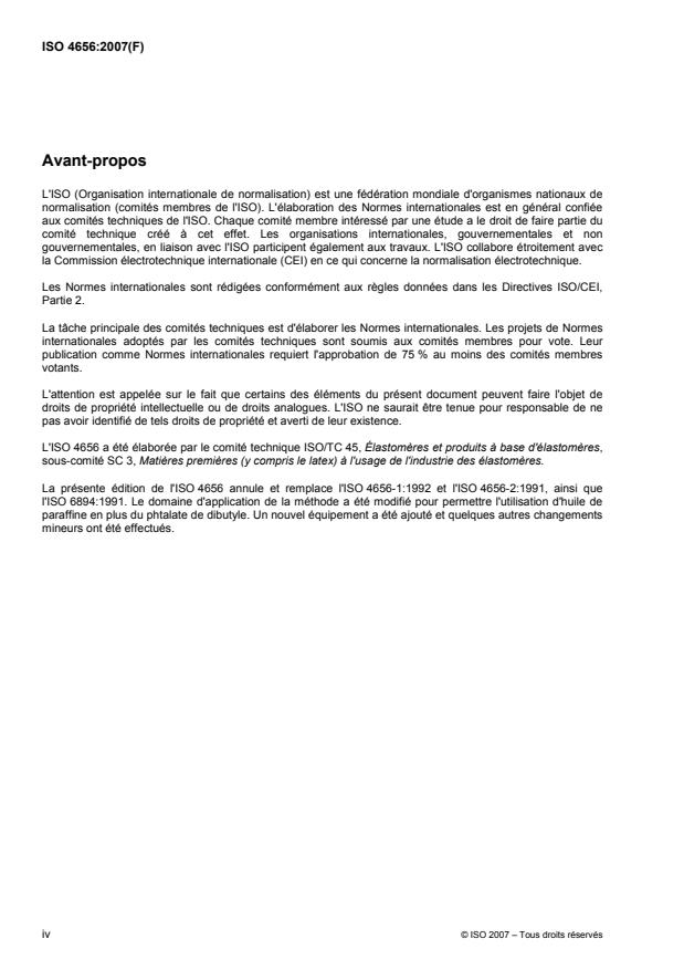 ISO 4656:2007 ISO 4656:2007 - Ingrédients de mélange du caoutchouc -- Noir de carbone -- Détermination de l'indice d'absorption d'huile (OAN) et de l'indice d'absorption d'huile d'échantillons comprimés (COAN) - Page 4 preview