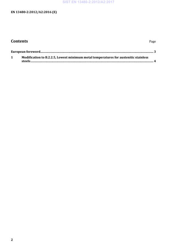 EN 13480-2:2012/A2:2016 EN 13480-2:2012/A2:2017 - Page 4 preview