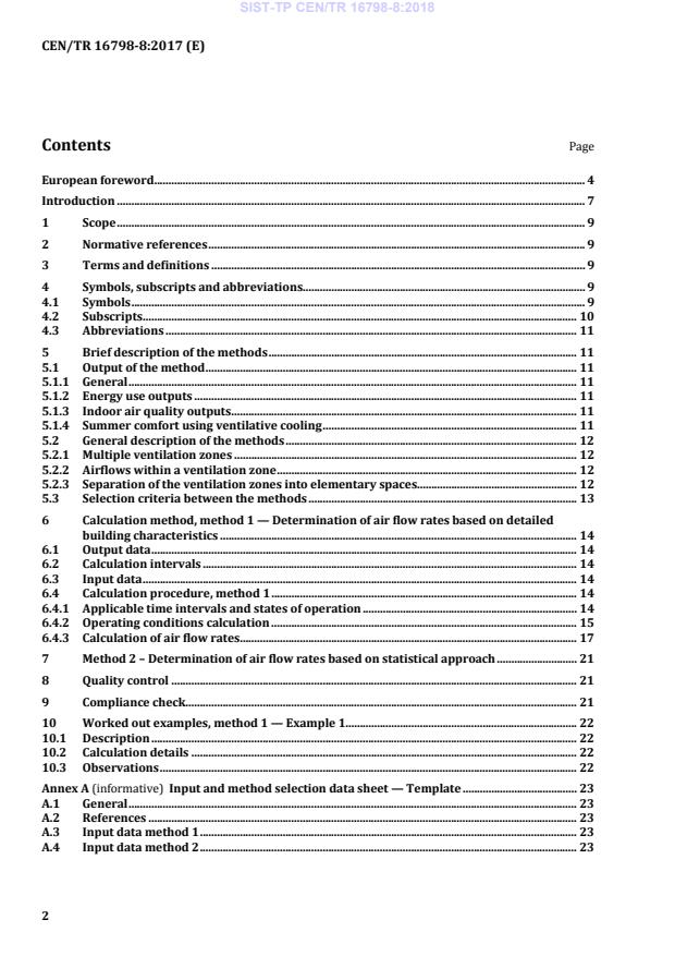 CEN/TR 16798-8:2017 TP CEN/TR 16798-8:2018 - Page 4 preview
