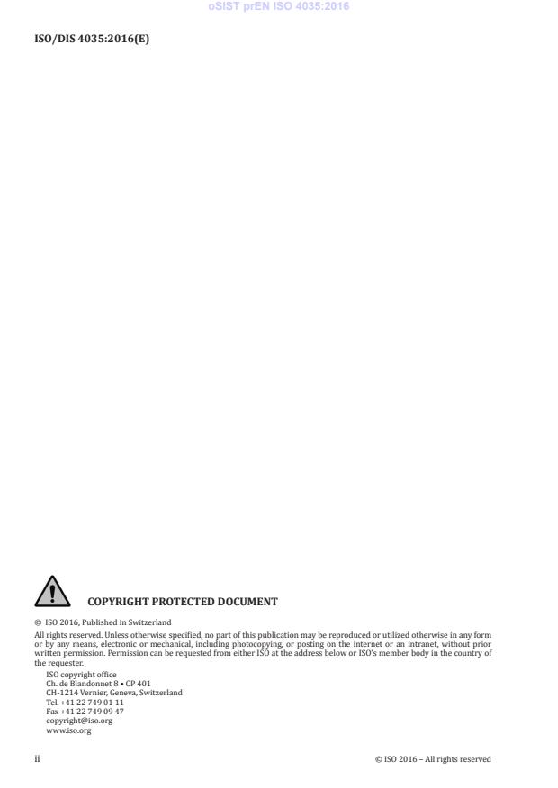 prEN ISO 4035 prEN ISO 4035:2016 - Page 4 preview