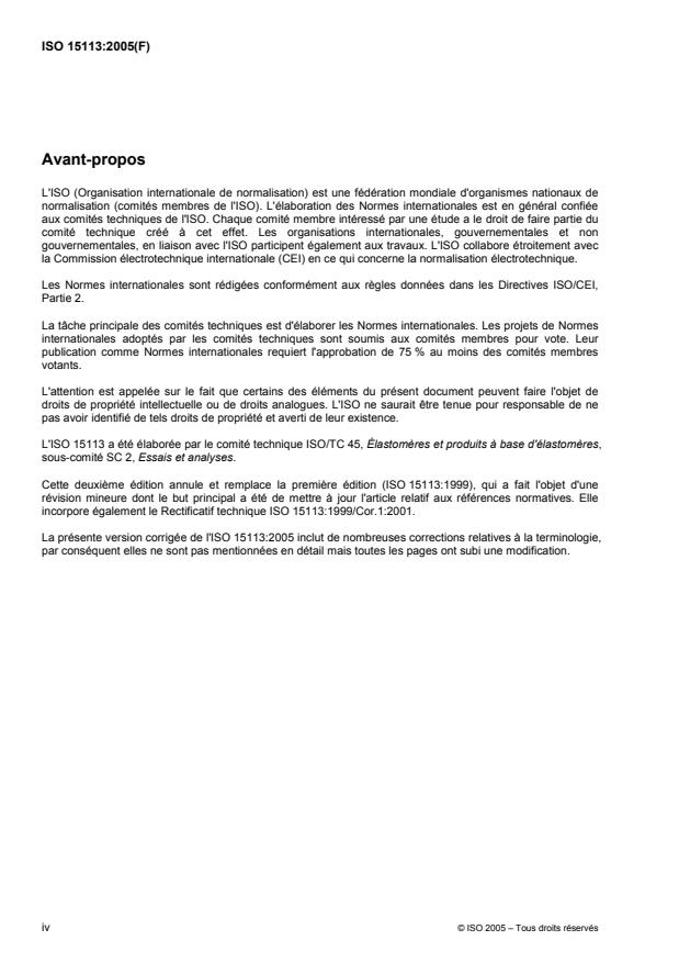 ISO 15113:2005 ISO 15113:2005 - Caoutchouc -- Détermination des propriétés frictionnelles - Page 4 preview