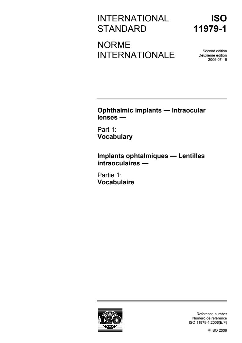 ISO 11979-1:2006