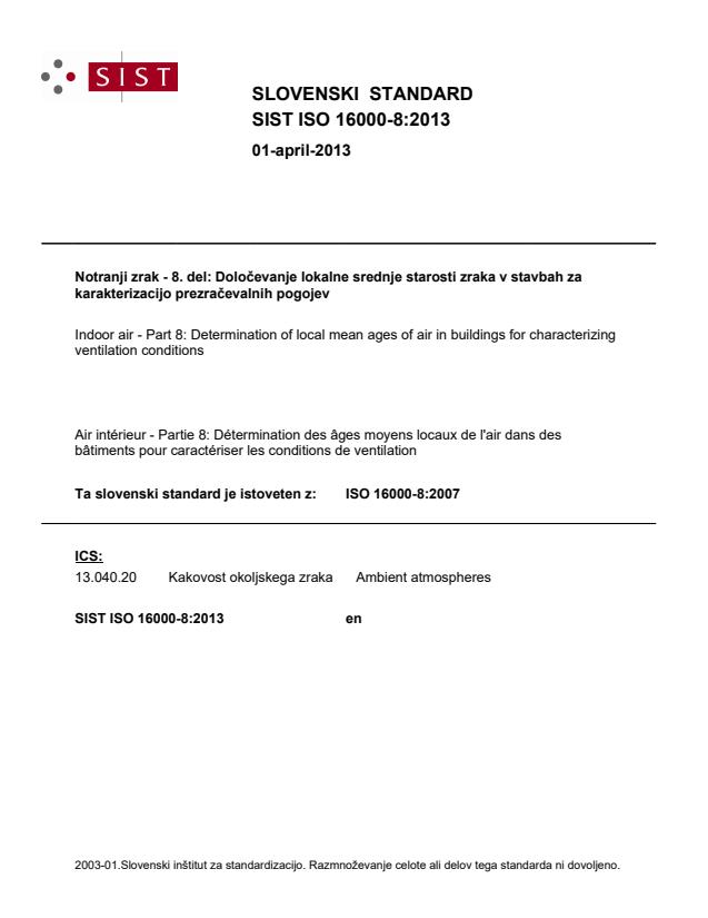 SIST ISO 16000-8:2013