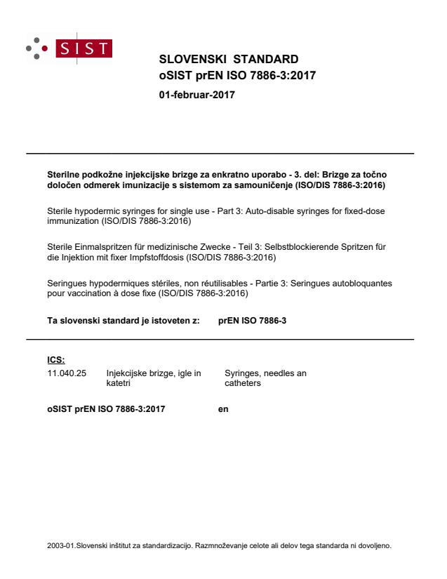 prEN ISO 7886-3:2017