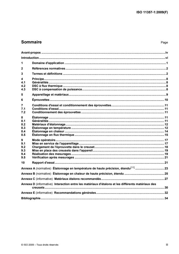 ISO 11357-1:2009 - Plastiques -- Analyse calorimétrique différentielle (DSC)