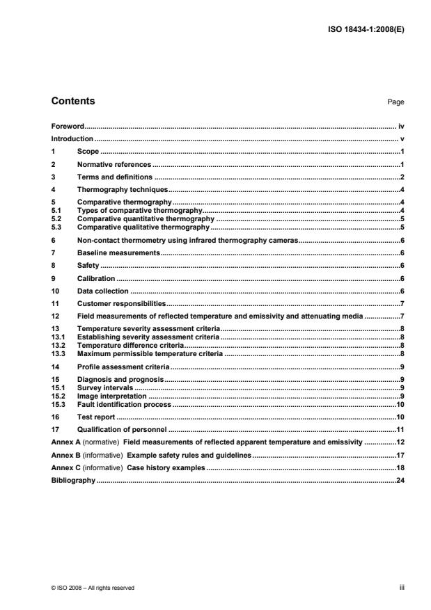 ISO 18434-1:2008 - Condition monitoring and diagnostics of machines -- Thermography
