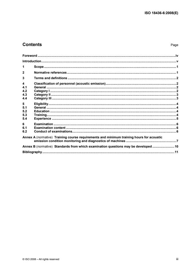 ISO 18436-6:2008 - Condition monitoring and diagnostics of machines -- Requirements for qualification and assessment of personnel
