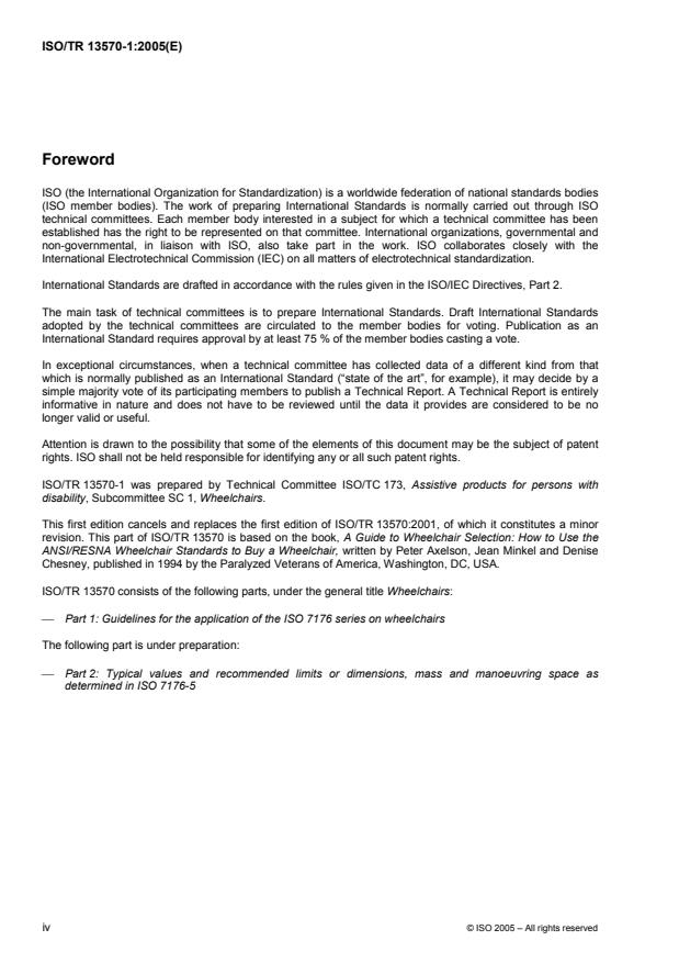 ISO/TR 13570-1:2005 ISO/TR 13570-1:2005 - Wheelchairs - Page 4 preview