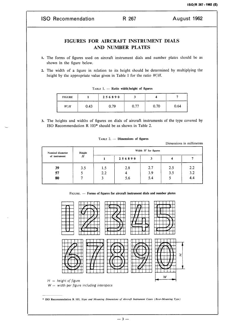 ISO/R 267:1962 - Withdrawal of ISO/R 267-1962
Released:8/1/1962