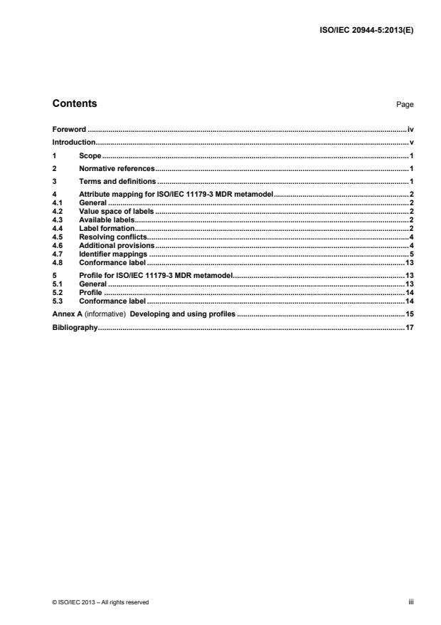 ISO/IEC 20944-5:2013 - Information technology -- Metadata Registries Interoperability and Bindings (MDR-IB)