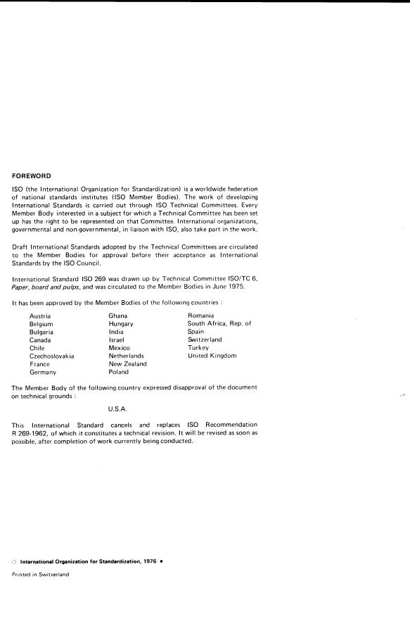 ISO 269:1976 ISO 269:1976 - Correspondence envelopes -- Designation and sizes - Page 2 preview