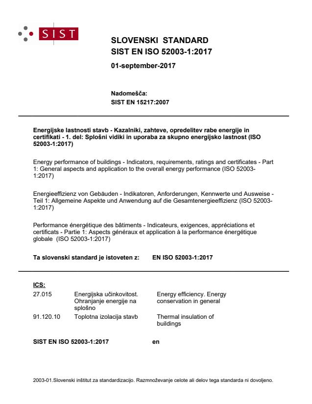 EN ISO 52003-1:2017 - BARVE