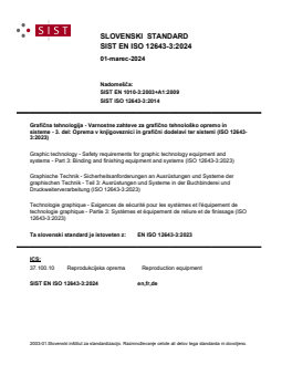 SIST EN ISO 12643-3:2024 - Page 1 preview