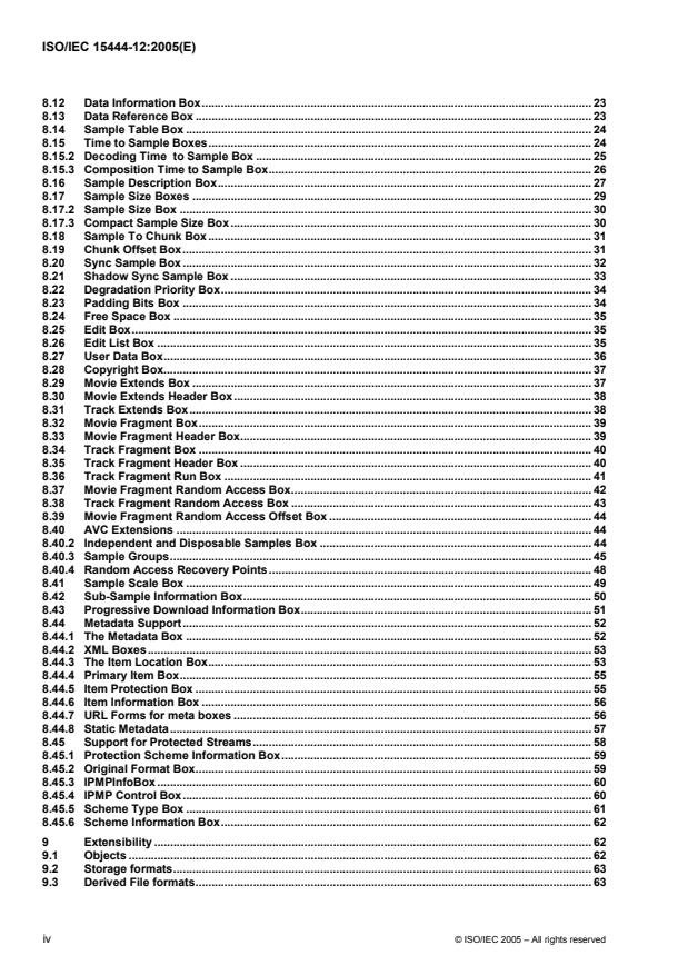 ISO/IEC 15444-12:2005 ISO/IEC 15444-12:2005 - Information technology -- JPEG 2000 image coding system - Page 4 preview