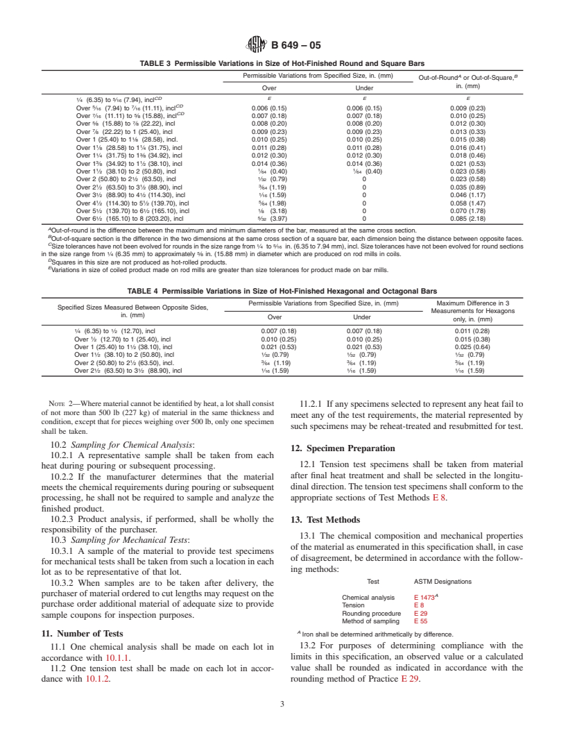 ASTM B649-05 - Standard Specification for Ni-Fe-Cr-Mo-Cu-N Low-Carbon Alloys (UNS N08925, UNS N08031, UNS N08354, and UNS N08926), and Cr-Ni-Fe-N Low-Carbon Alloy (UNS R20033) Bar and Wire