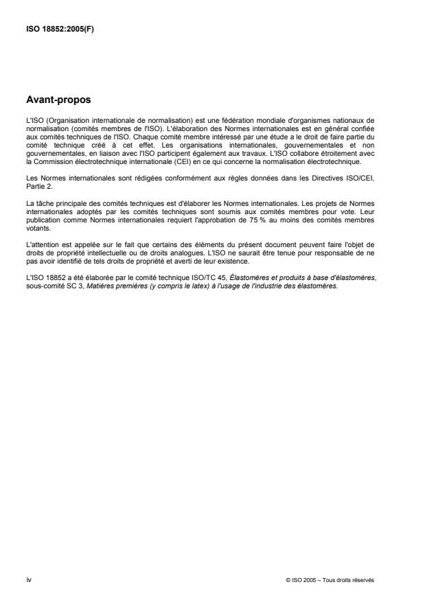 ISO 18852:2005 ISO 18852:2005 - Ingrédients de mélange du caoutchouc -- Détermination de la surface par adsorption d'azote (NSA) et de la surface par épaisseur statistique (STSA) par méthode multipoints - Page 4 preview
