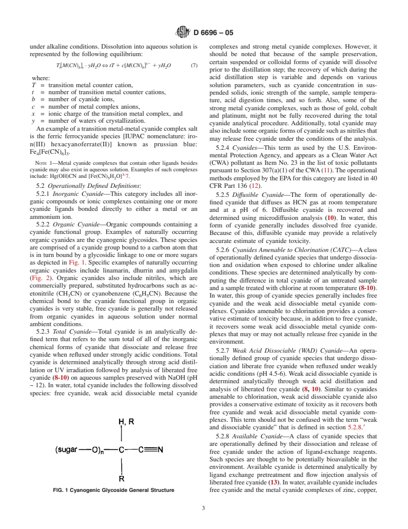 ASTM D6696-05 - Standard Guide for Understanding Cyanide Species