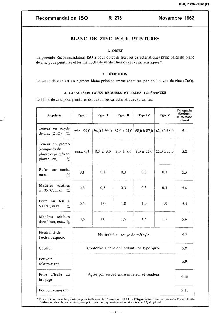 ISO/R 275:1962 - Withdrawal of ISO/R 275-1962
Released:11/1/1962