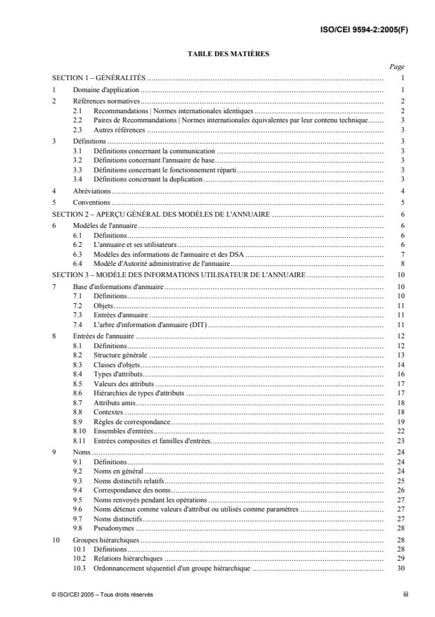 ISO/IEC 9594-2:2005 - Technologies de l'information -- Interconnexion de systemes ouverts (OSI) -- L'annuaire: Les modeles