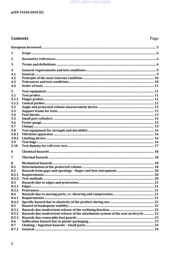 EN 14344:2022 prEN 14344:2020 - BARVE - Page 4 preview
