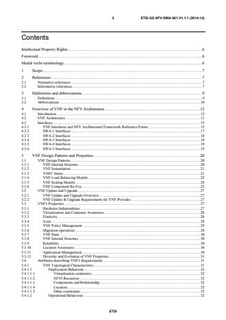 ETSI GS NFV-SWA 001 V1.1.1 (2014-12) - Network Functions Virtualisation (NFV); Virtual Network Functions Architecture