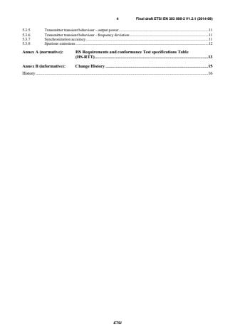 SIST EN 303 098-2 V1.2.1:2015 ETSI EN 303 098-2 V1.2.1 (2014-09) - Electromagnetic compatibility and Radio spectrum Matters (ERM); Maritime low power personal locating devices employing AIS; Part 2: Harmonized EN covering the essential requirements of article 3.2 of the R&TTE Directive - Page 4 preview