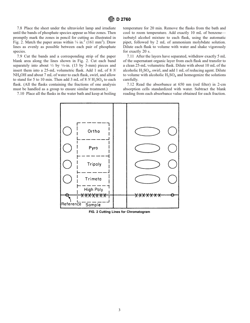 ASTM D2760-70(1997) - Standard Test Method for Analysis of Sodium Triphosphate by the Simplified Paper Chromatographic Method (Withdrawn 2000)