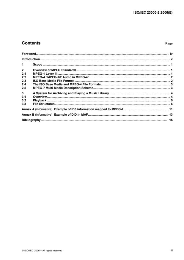 ISO/IEC 23000-2:2006 - Information technology -- Multimedia application format (MPEG-A)