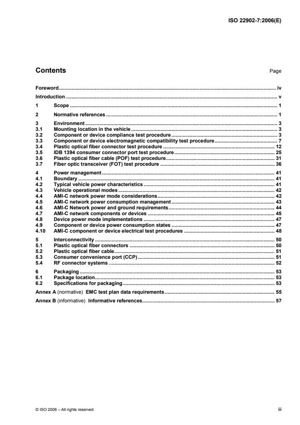 ISO 22902-7:2006 - Road vehicles -- Automotive multimedia interface