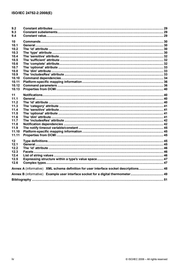 ISO/IEC 24752-2:2008 ISO/IEC 24752-2:2008 - Information technology -- User interfaces -- Universal remote console - Page 4 preview