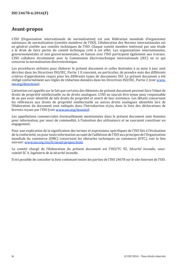 ISO 24678-6:2016 ISO 24678-6:2016 - Ingénierie de la sécurité incendie -- Exigences régissant les formules algébriques - Page 4 preview