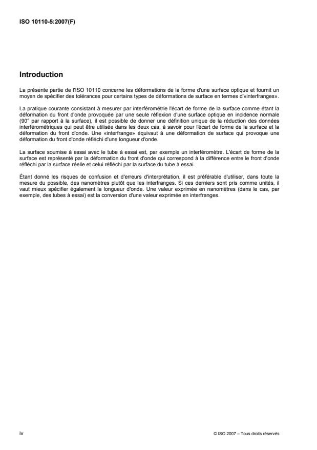 ISO 10110-5:2007 ISO 10110-5:2007 - Optique et photonique -- Indications sur les dessins pour éléments et systemes optiques - Page 4 preview
