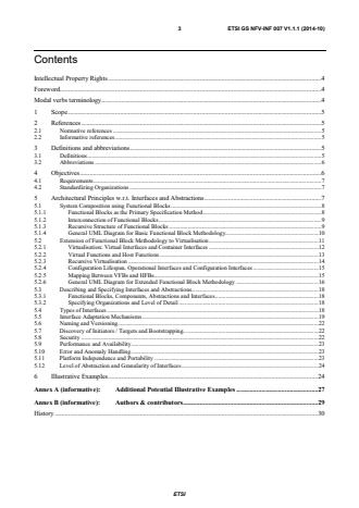 ETSI GS NFV-INF 007 V1.1.1 (2014-10) - Network Functions Virtualisation (NFV); Infrastructure; Methodology to describe Interfaces and Abstractions