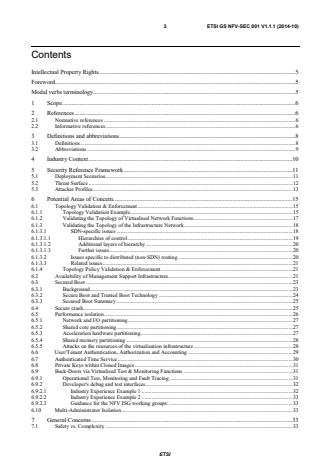 ETSI GS NFV-SEC 001 V1.1.1 (2014-10) - Network Functions Virtualisation (NFV); NFV Security; Problem Statement