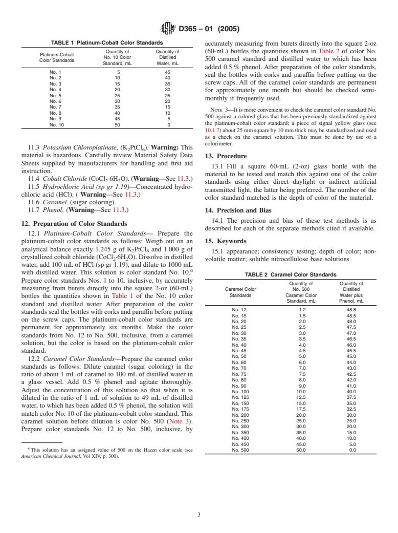 ASTM D365-01(2005) - Standard Guide for Soluble Nitrocellulose Base Solutions