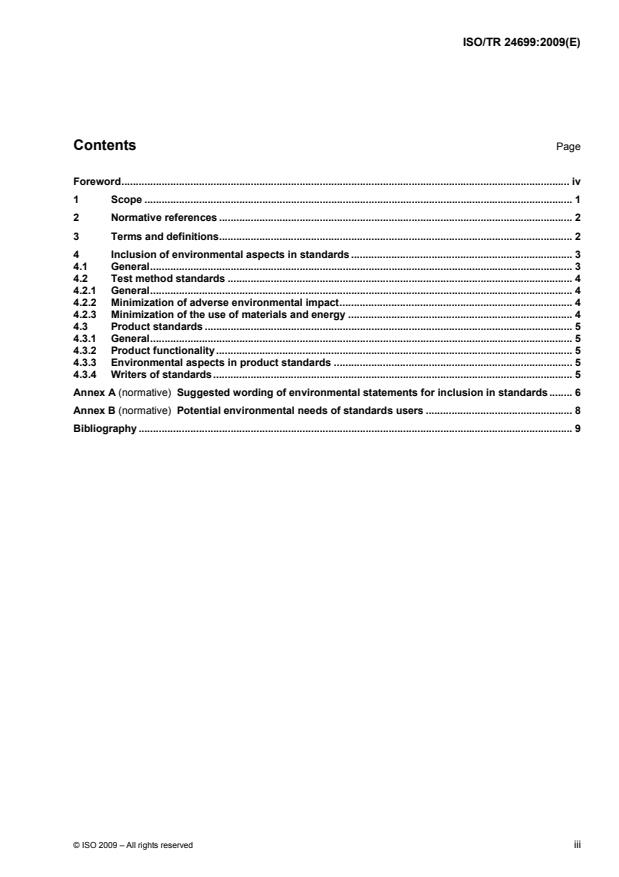 ISO/TR 24699:2009 - Rubber and rubber products -- Environmental aspects -- General guidelines for their inclusion in standards